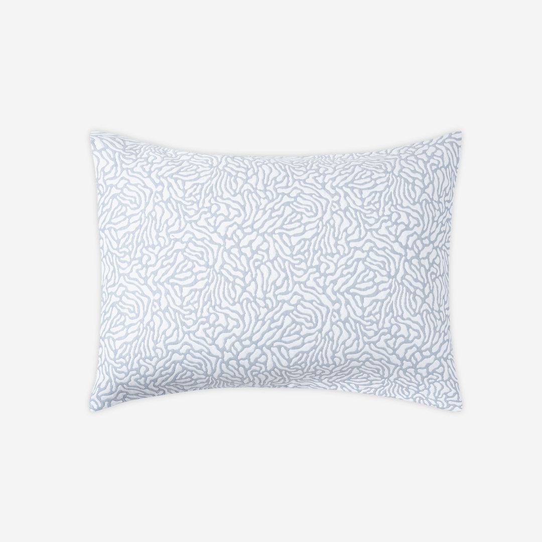 Matouk Cora Bed Style, COLOR: Blue / White, PRODUCT: Sham—Standard