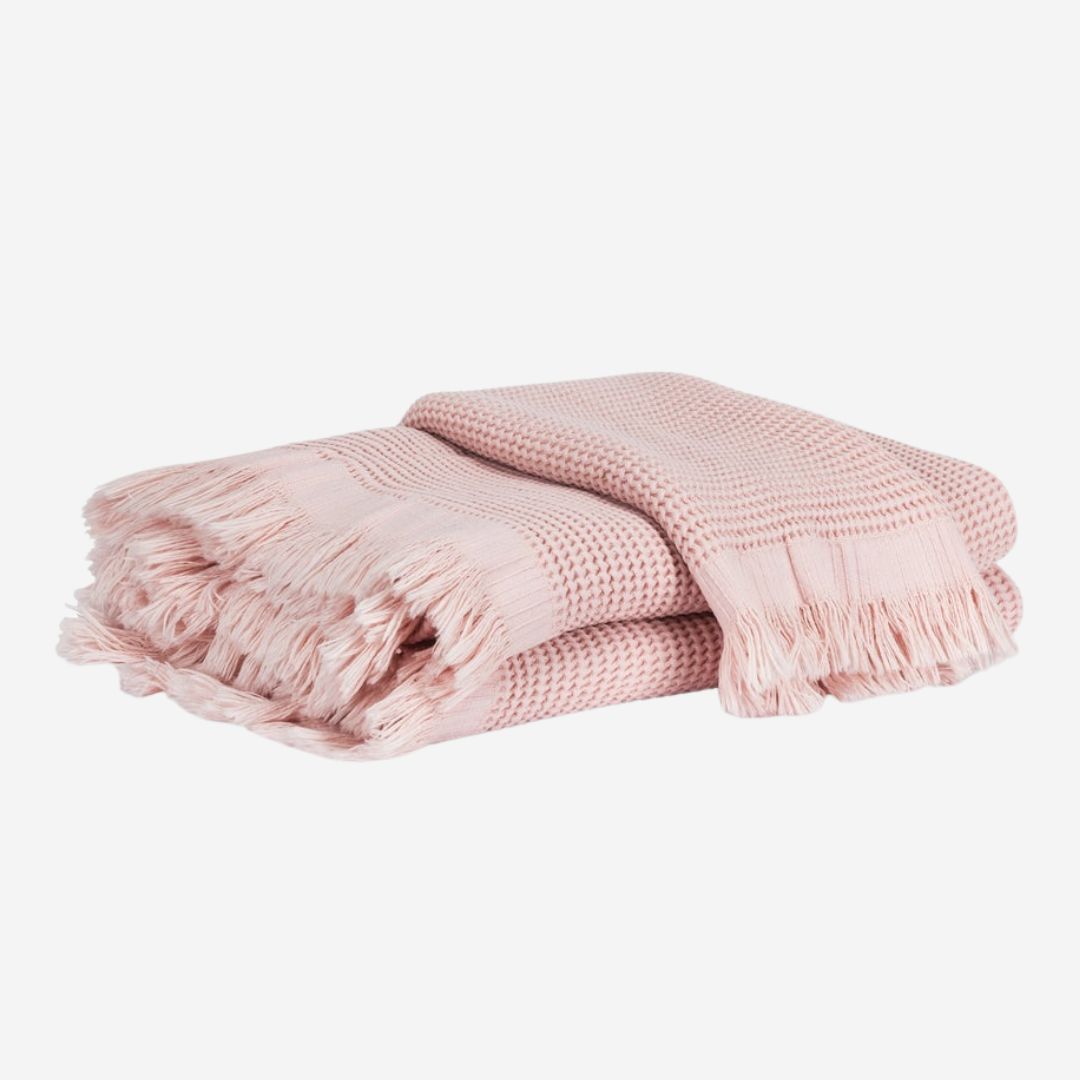 Matouk Kiran Bath Towels, COLOR: Blush, SIZE: Wash Cloth