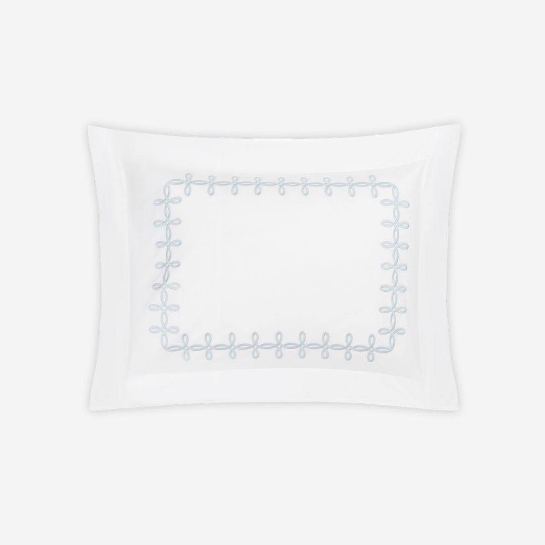 Matouk Gordian Knot Bed Style, COLOR: Blue, PRODUCT: Sham—Standard