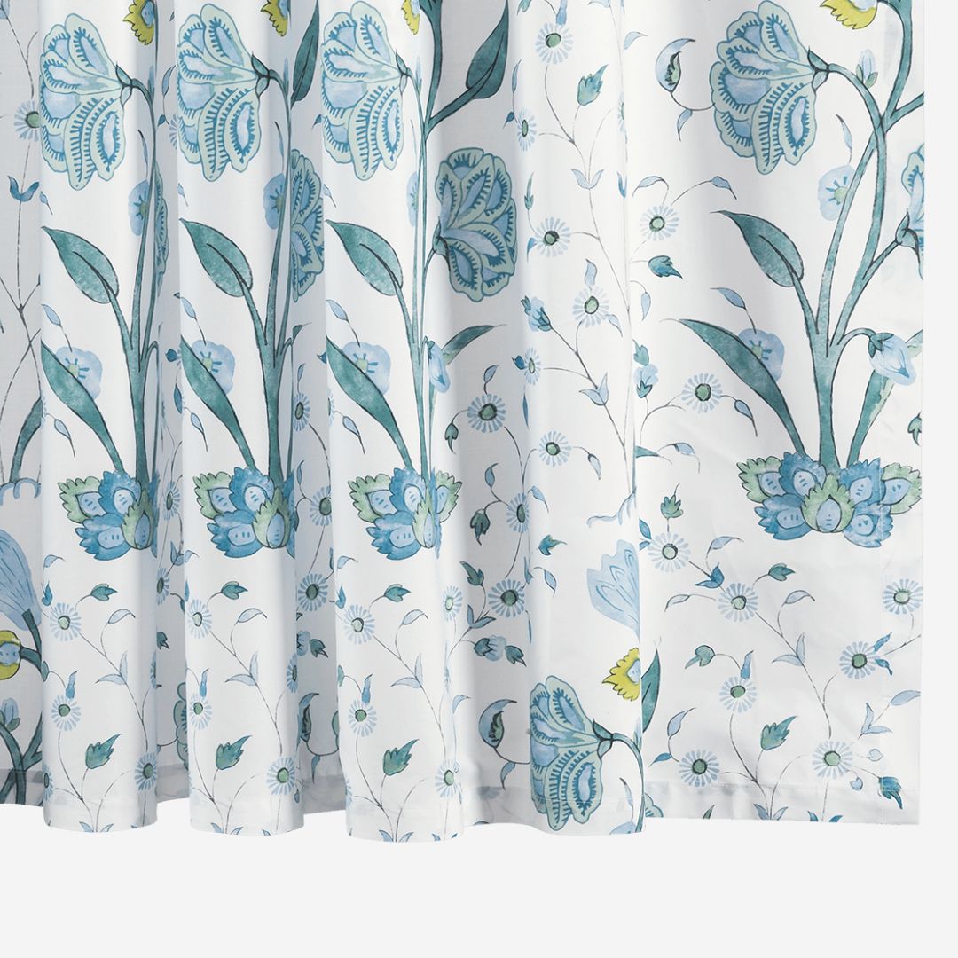 Matouk Khilana Shower Curtain, COLOR: Blue