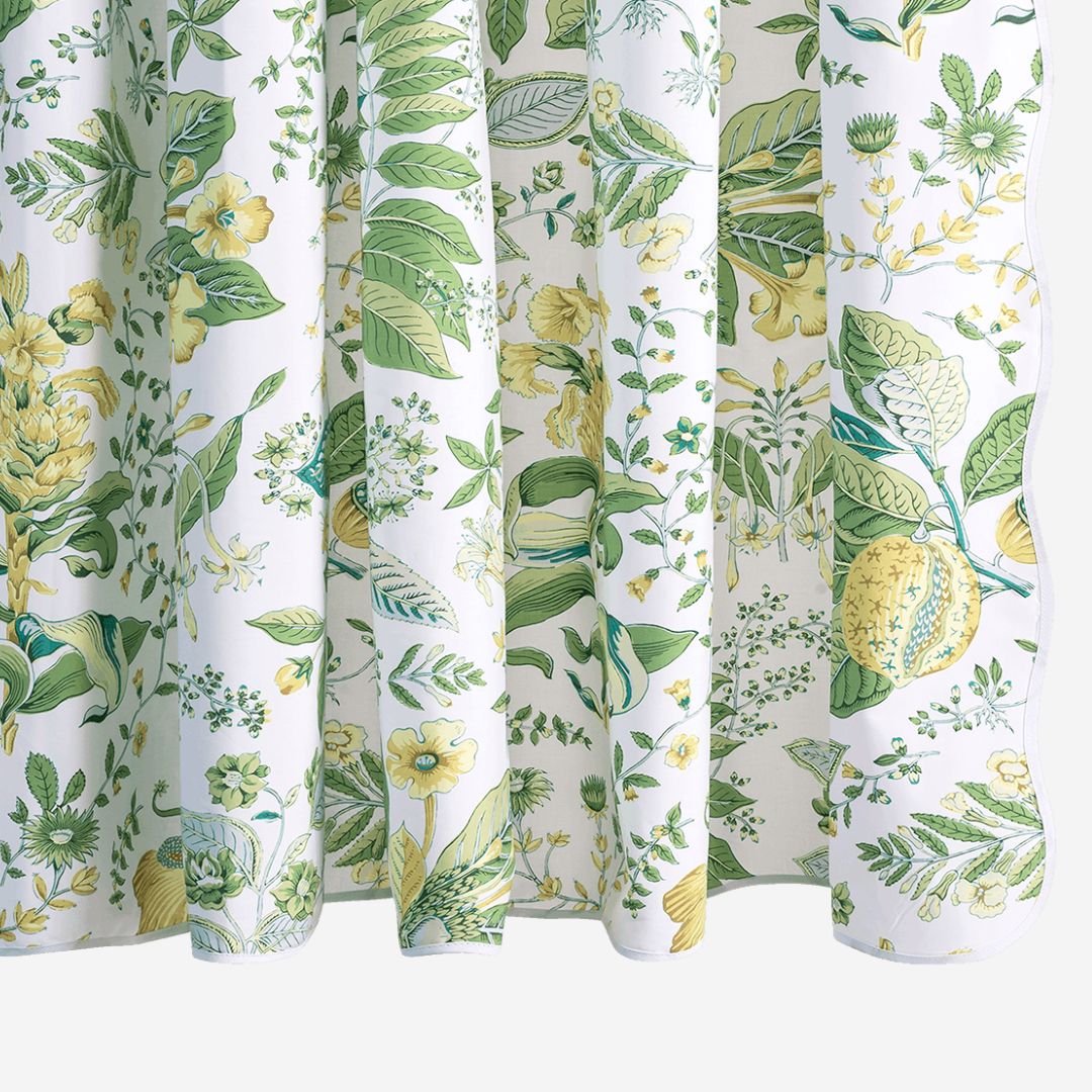 Matouk Pomegranate Shower Curtain, COLOR: Citrus