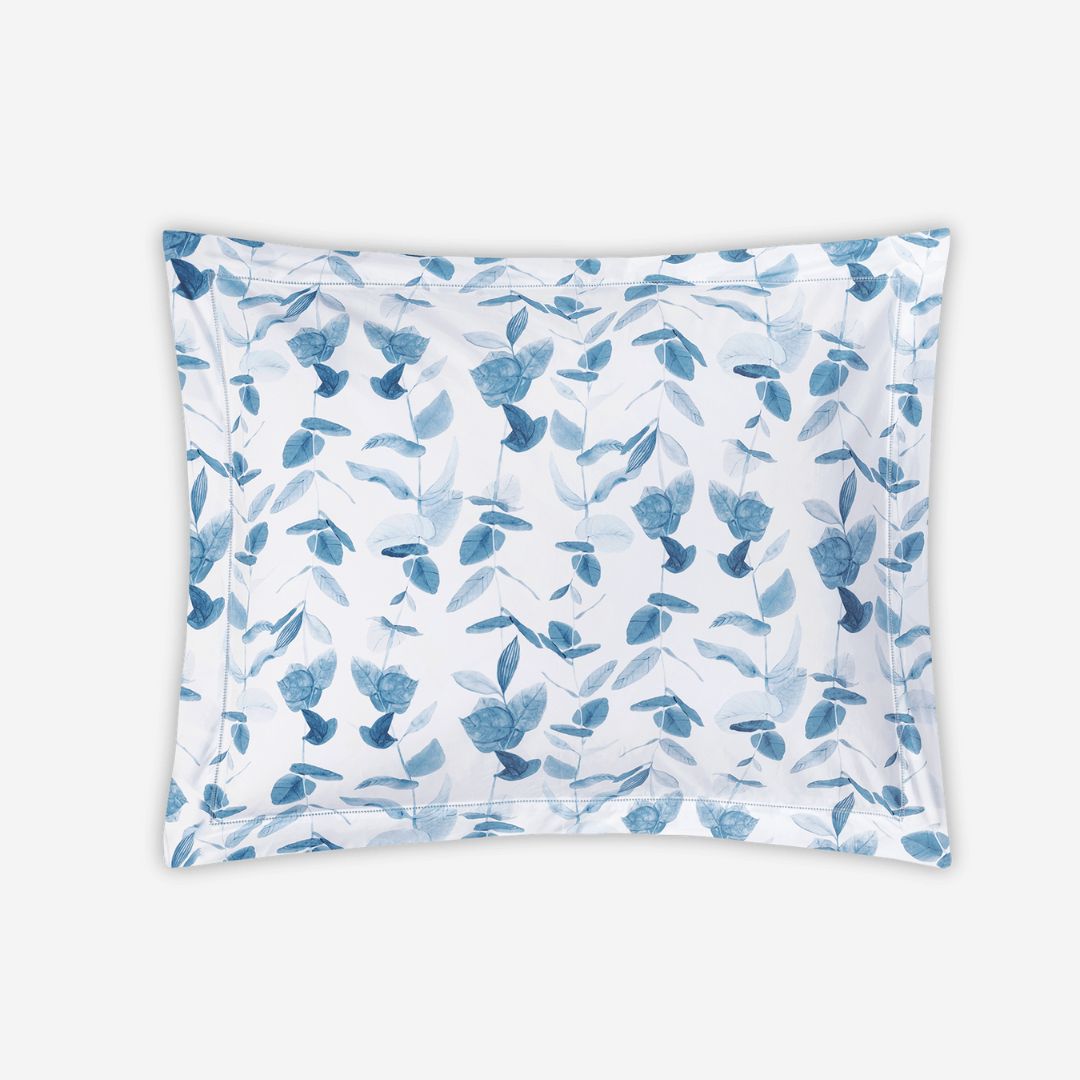 Matouk Antonia Bed Style, COLOR: Hazy Blue, PRODUCT: Sham—Standard