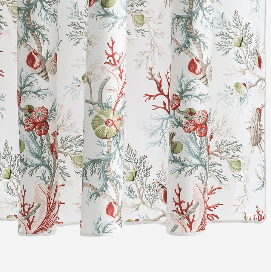 Matouk Del Tesoro Shower Curtain, COLOR: Coral