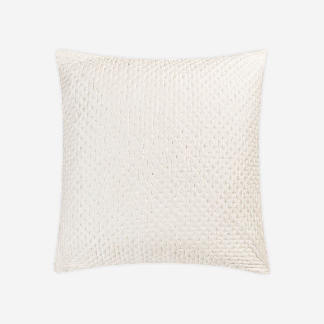 Matouk Margaret Quilt Bed Style, COLOR: Abalone, PRODUCT: Quilted Sham—Euro