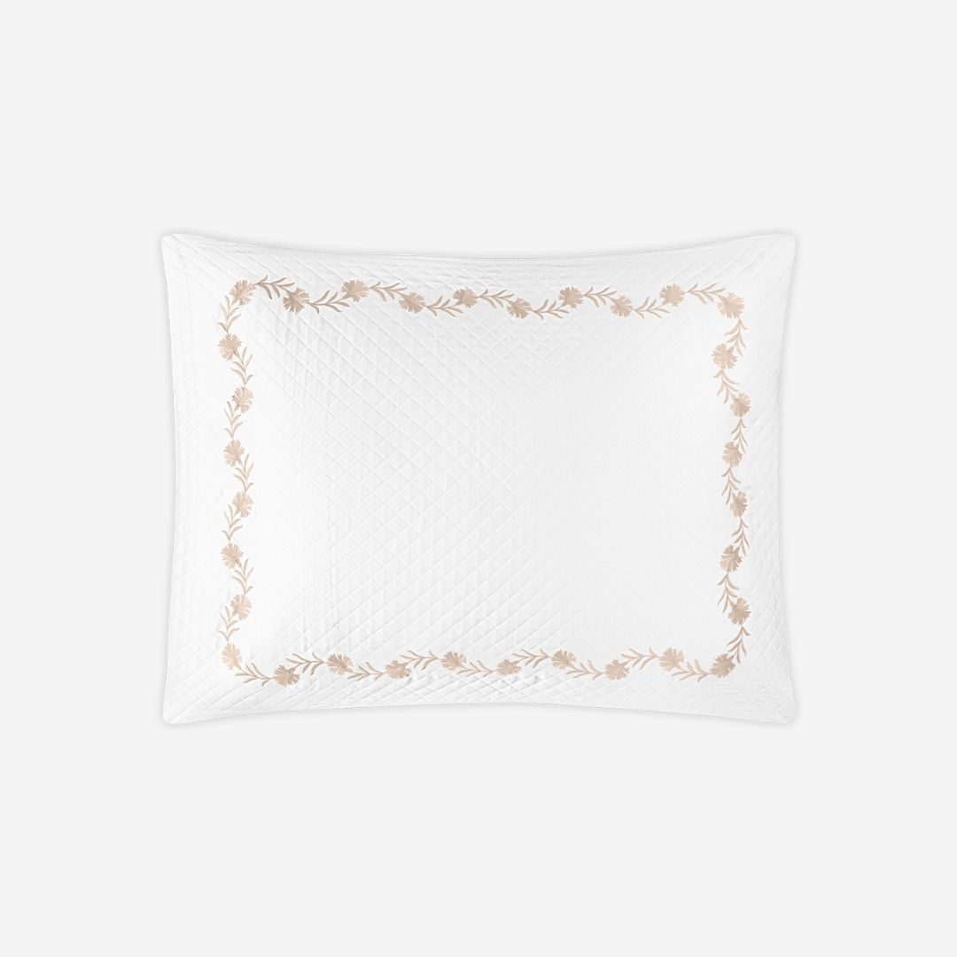 Matouk Daphne Matelassé Bed Style, COLOR: Dune, PRODUCT: Sham—Standard