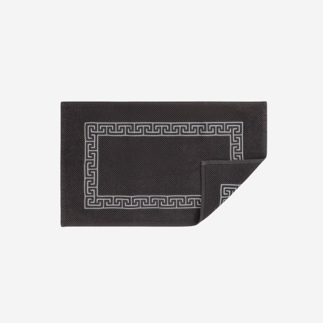 Matouk Adelphi Bath Rug, COLOR: Charcoal, SIZE: Small—21 x 34