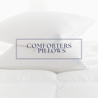 Comforters + Pillows