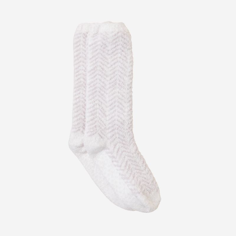Barefoot Dreams CozyChic Herringbone Socks