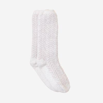 Barefoot Dreams CozyChic Herringbone Socks