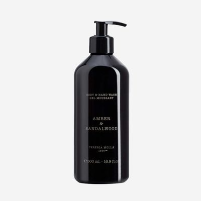 Cereria Molla Liquid Hand Wash—Amber &amp; Sandalwood Black