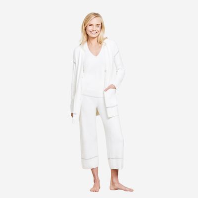 Barefoot Dreams Contrast Stitch Crop Pant