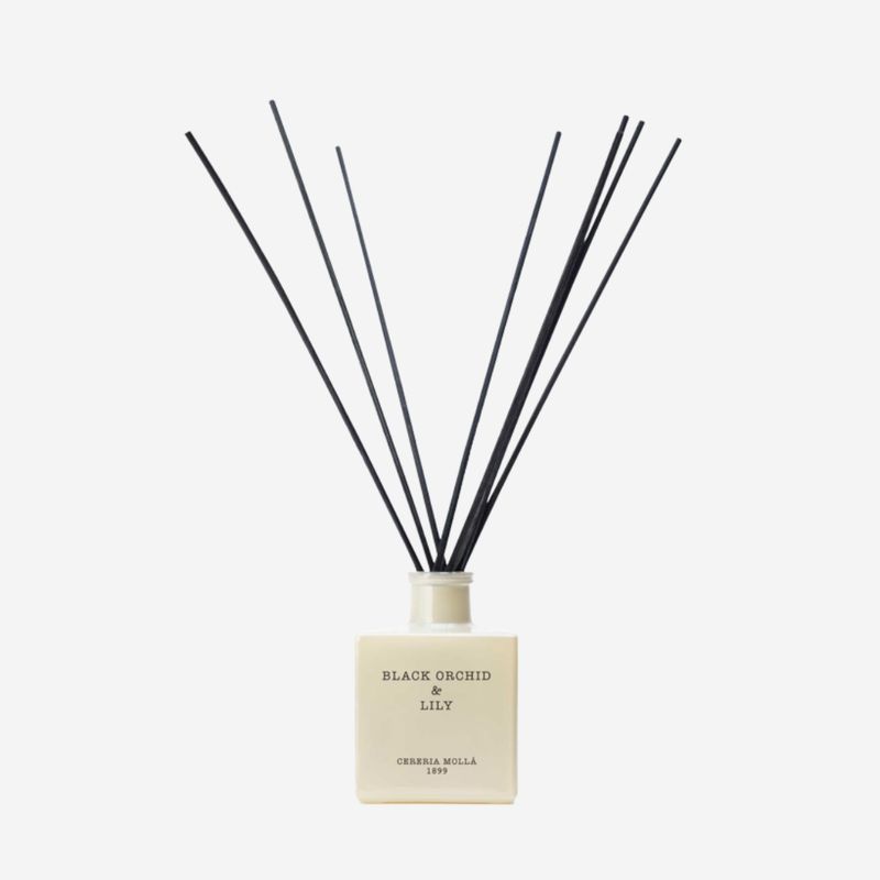 Cereria Molla Premium Reed Diffuser—Black Orchid &amp; Lily