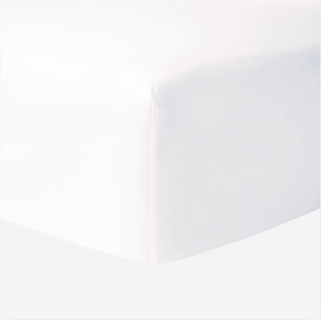Yves Delorme Roma Fitted Sheet, COLOR: Blanc, SIZE: Twin 18"