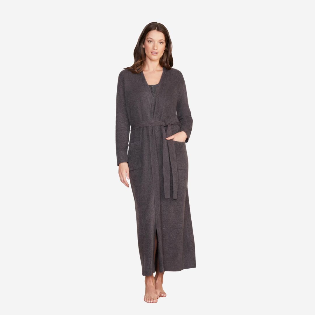 Barefoot Dreams Women's Long Robe, COLOR: Carbon, SIZE: Large / X-Large