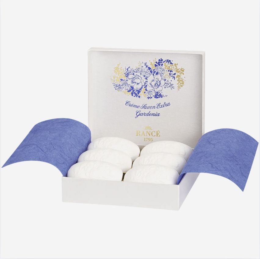 Rancé Crème Gardenia Soap, SIZE: Box of 6