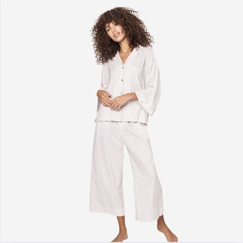 Petite Plume Olivia Wide Leg Pajama Set