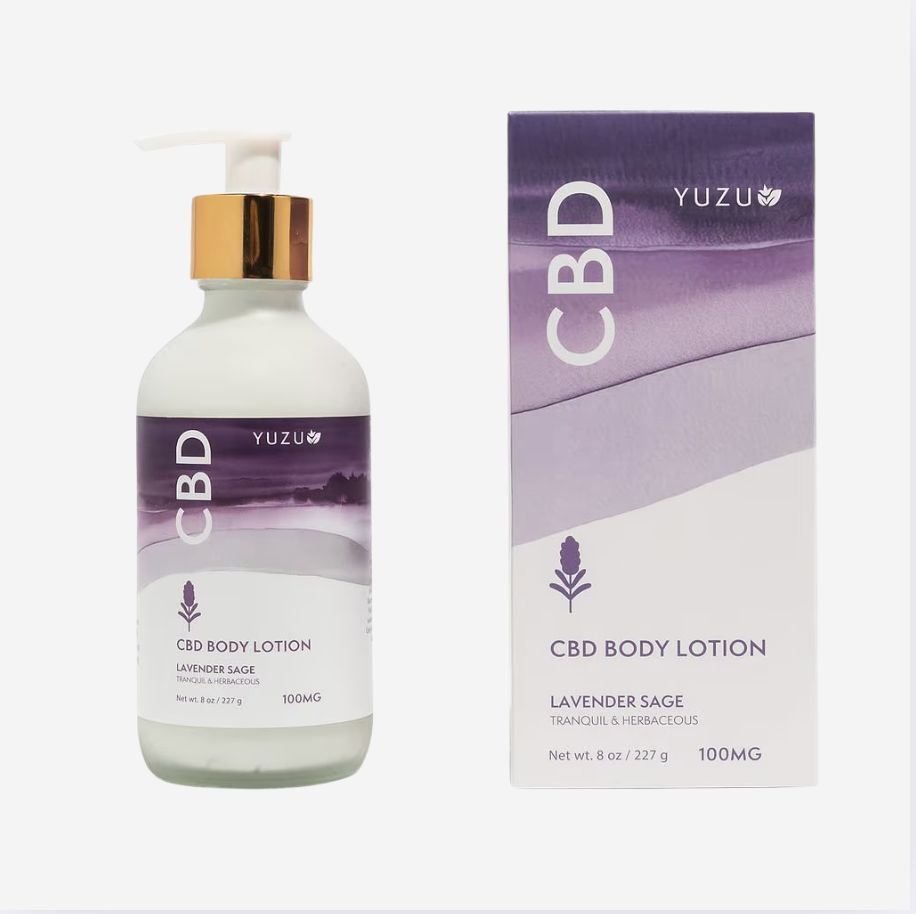 YUZU CBD Body Lotion, SCENT: Lavender Sage