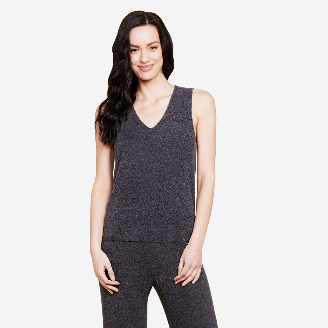 Barefoot Dreams CozyChic Lite Vest, COLOR: Carbon, SIZE: X-Small