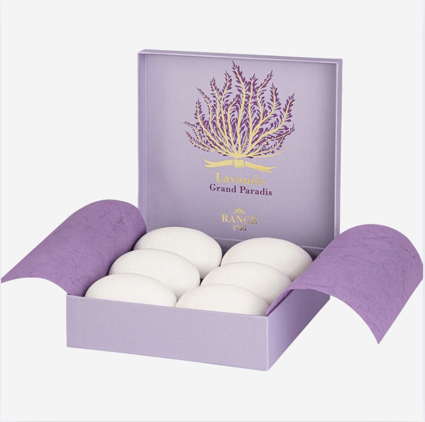 Rancé Lavender Grand Paradis Soap, SIZE: Box of 6