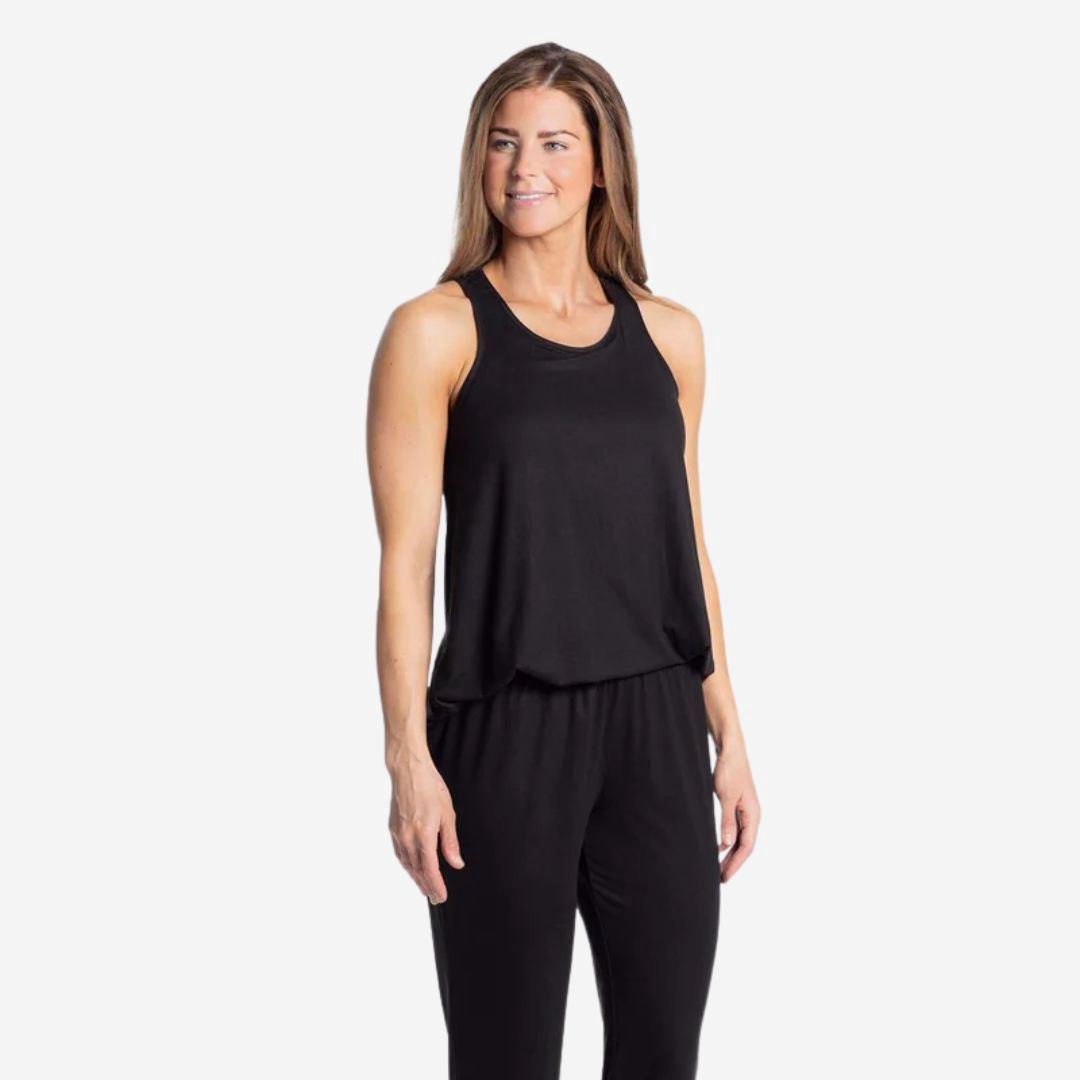 JUJU Jams Jessie Racerback Tank, COLOR: Black, SIZE: X-Small