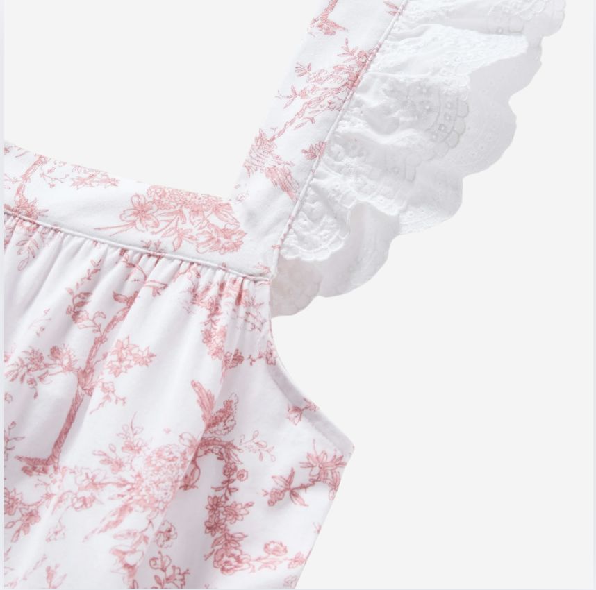 Petite Plume Clara Nightgown, COLOR: Pink Timeless Toile, SIZE: Small