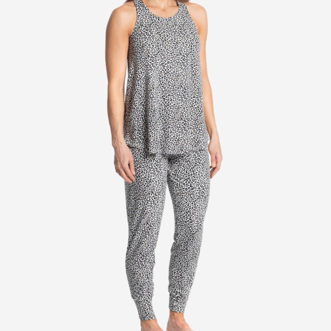 JUJU Jams Jackie Jogger Pant, COLOR: Baby Cheetah, SIZE: X-Small