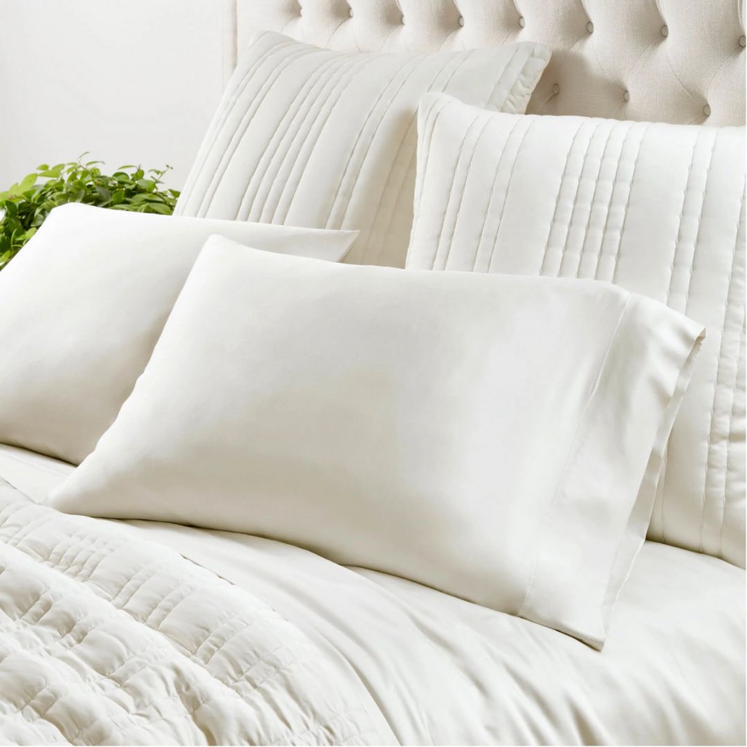 Pine Cone Hill Blissful Bamboo Sheet Set, COLOR: Pearl, SIZE: Full