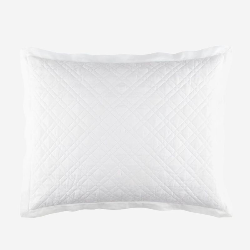 Pine Cone Hill Washed Linen Quilted Sham