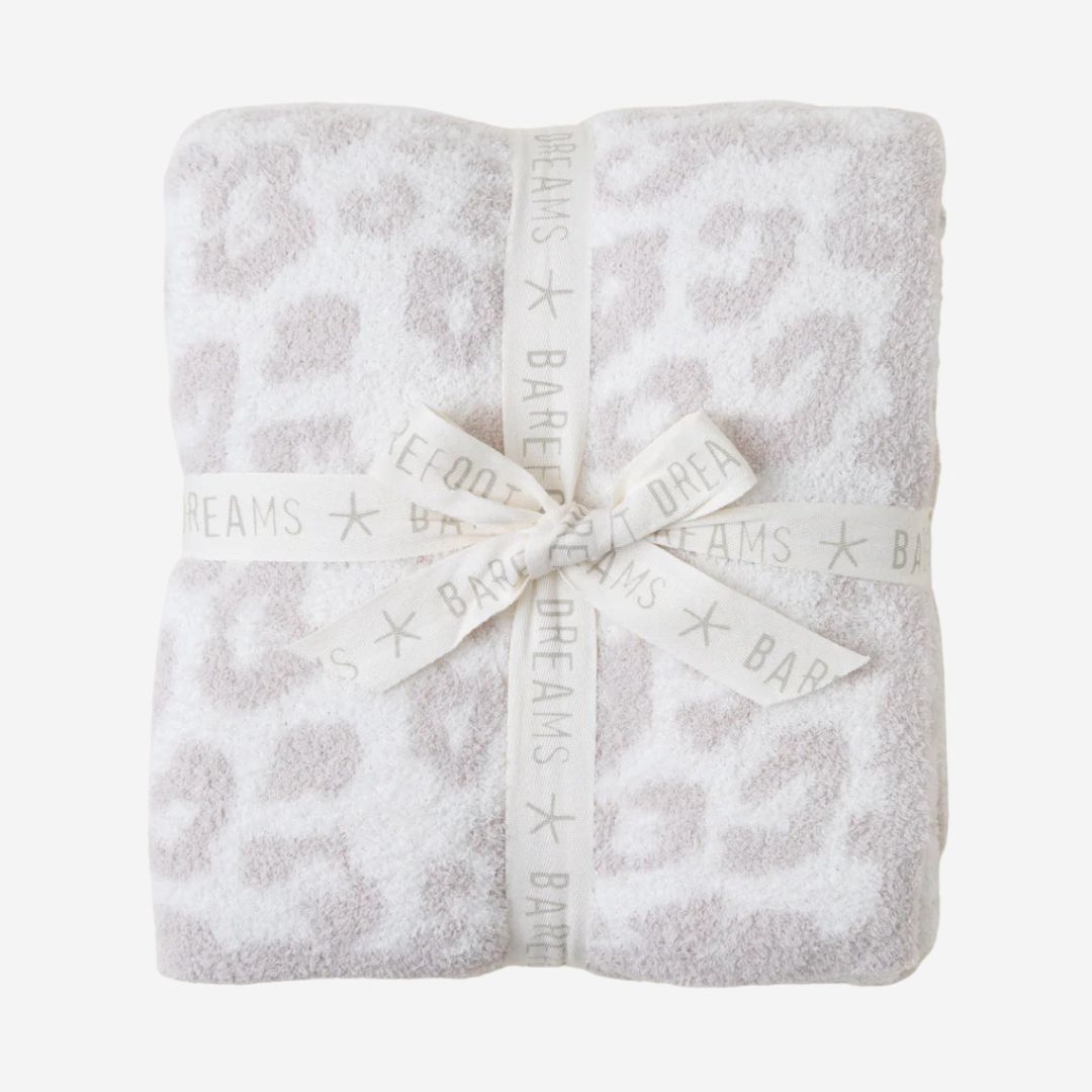 Barefoot Dreams Barefoot in the Wild Throw, COLOR: Cream / Stone