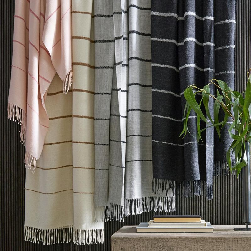 Matouk Amelia Stripe Throw