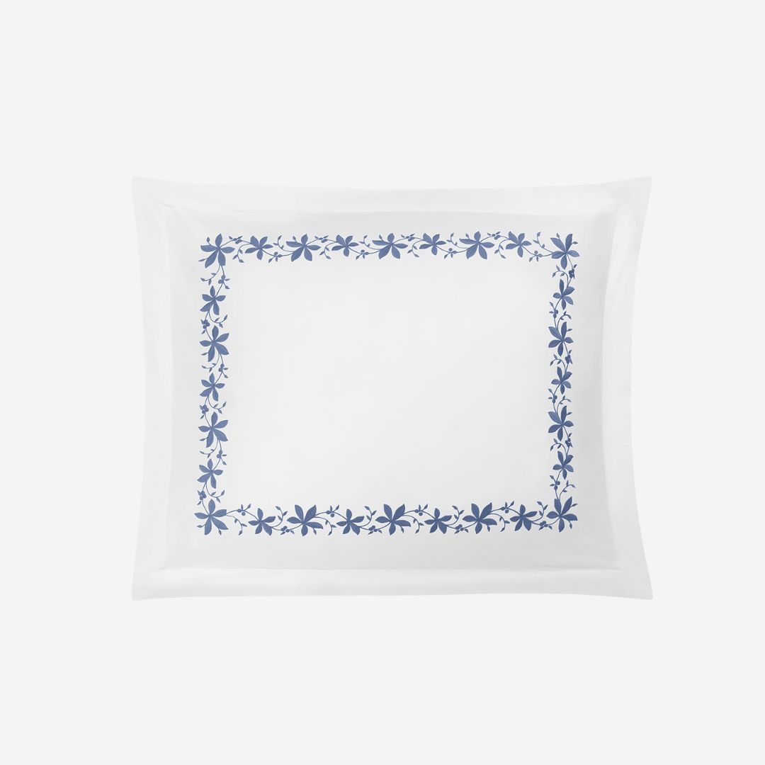 Matouk Callista Bed Style, COLOR: Bluebell, PRODUCT: Sham—Standard