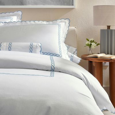 Matouk Classic Chain Scallop Bed Style