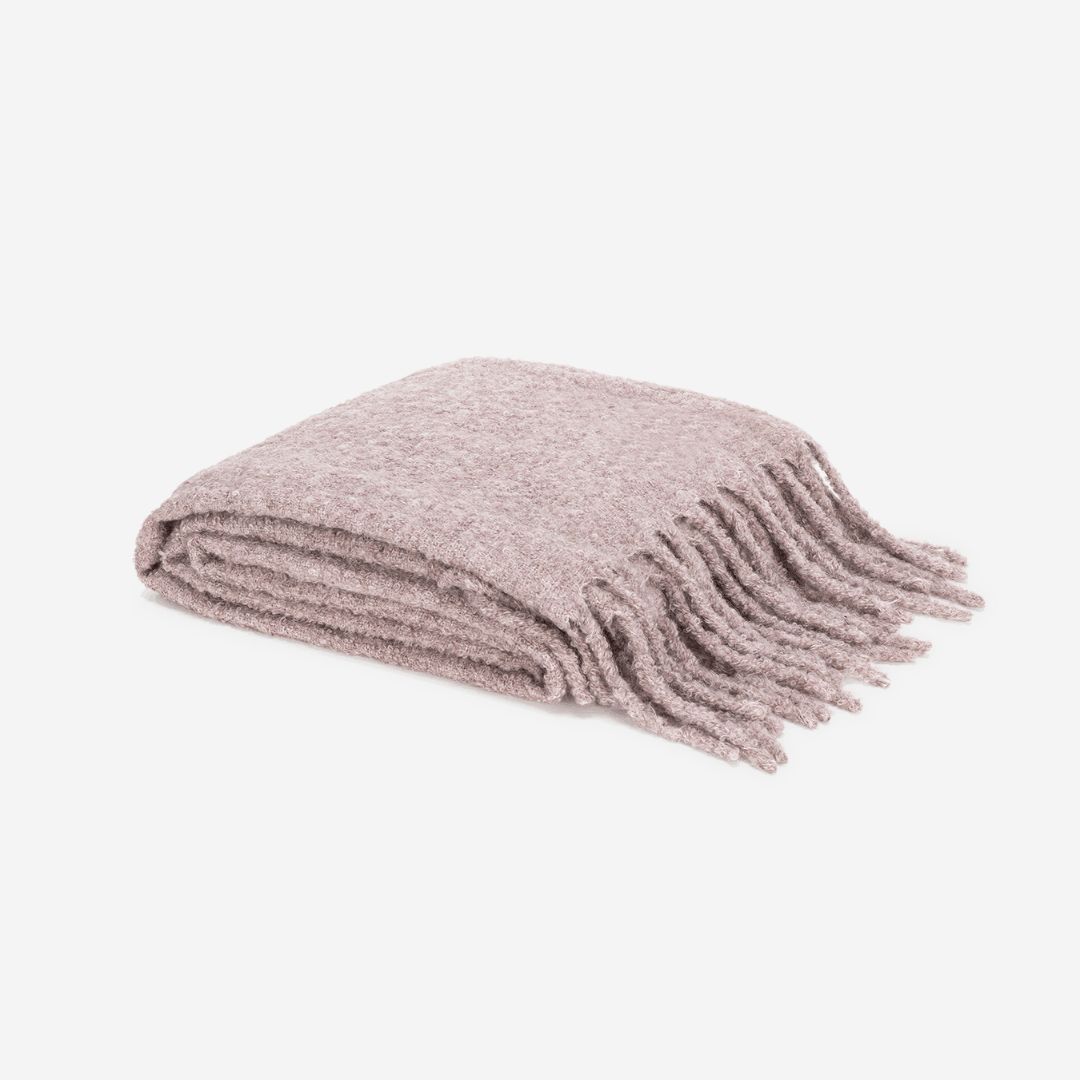 Matouk Poncho Throw, COLOR: Deep Lilac