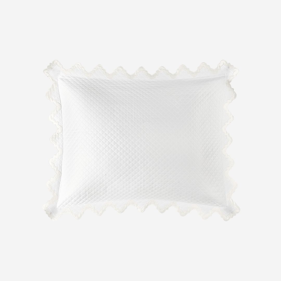 Matouk Aziza Matelassé Bed Style, COLOR: Bone, PRODUCT: Sham—Standard