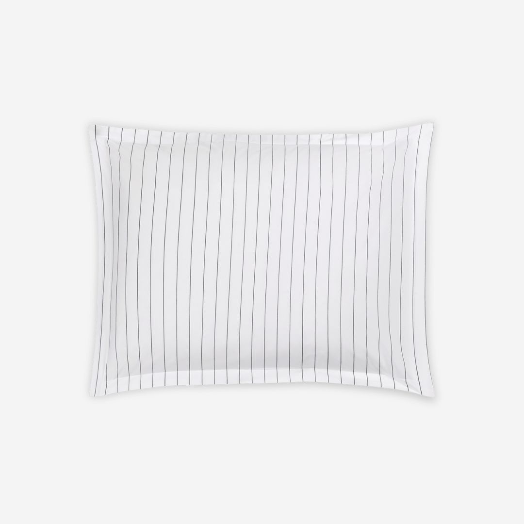 Matouk Amalfi Bed Style, COLOR: Charcoal, PRODUCT: Sham—Standard