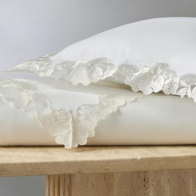 Matouk Lace Pique Coverlet Bed Style