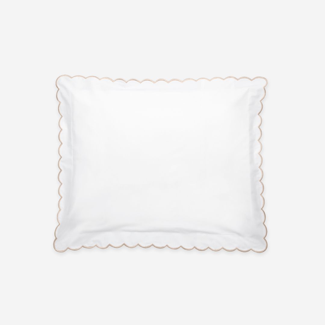 Matouk Dakota Bed Style, COLOR: Champagne, PRODUCT: Sham—Standard