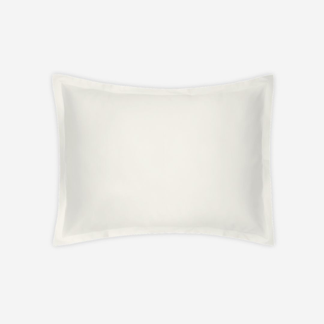 Matouk Talita Satin Stitch Bed Style, COLOR: Bone, PRODUCT: Sham—Standard