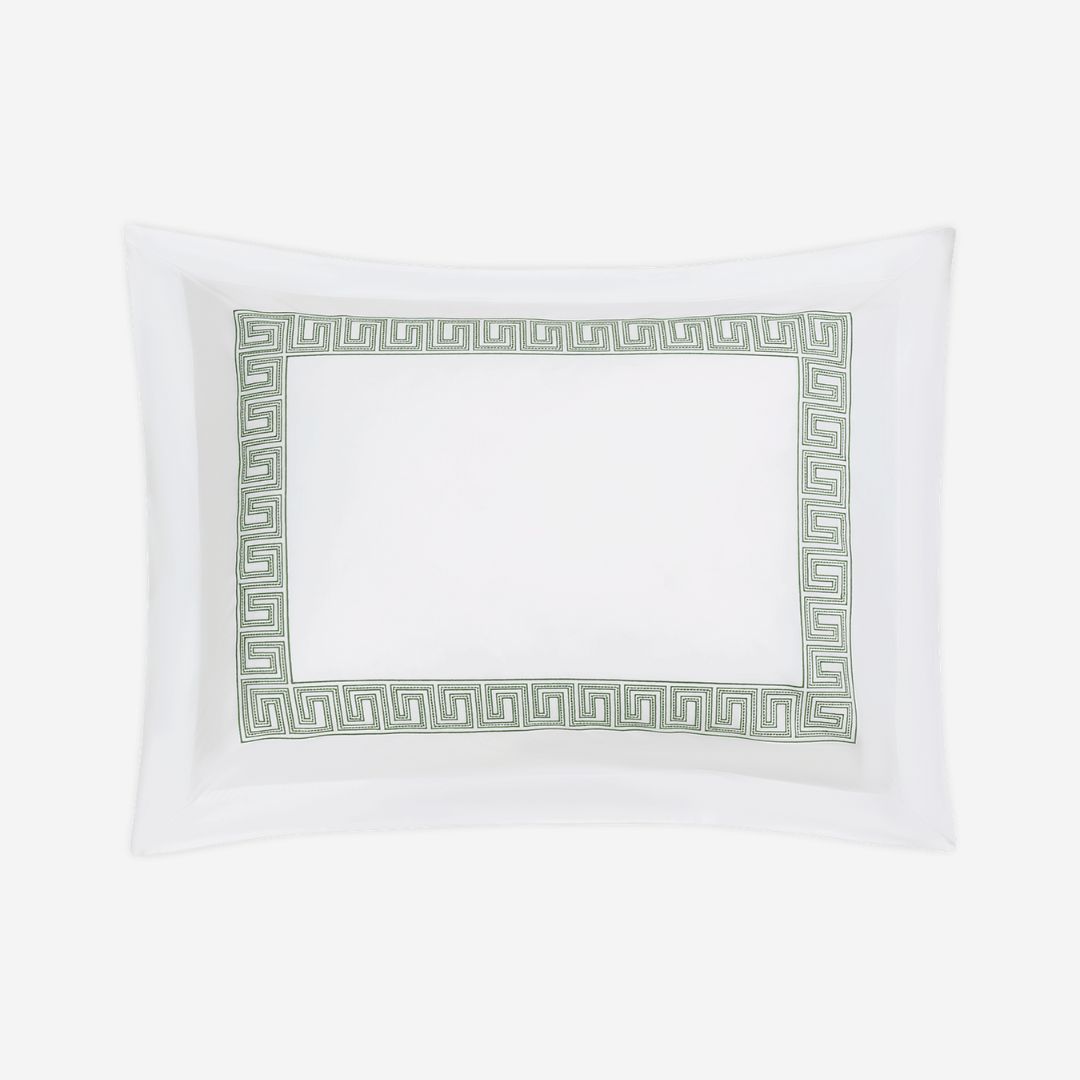 Matouk Ophelia Bed Style, COLOR: Clover, PRODUCT: Sham—Standard