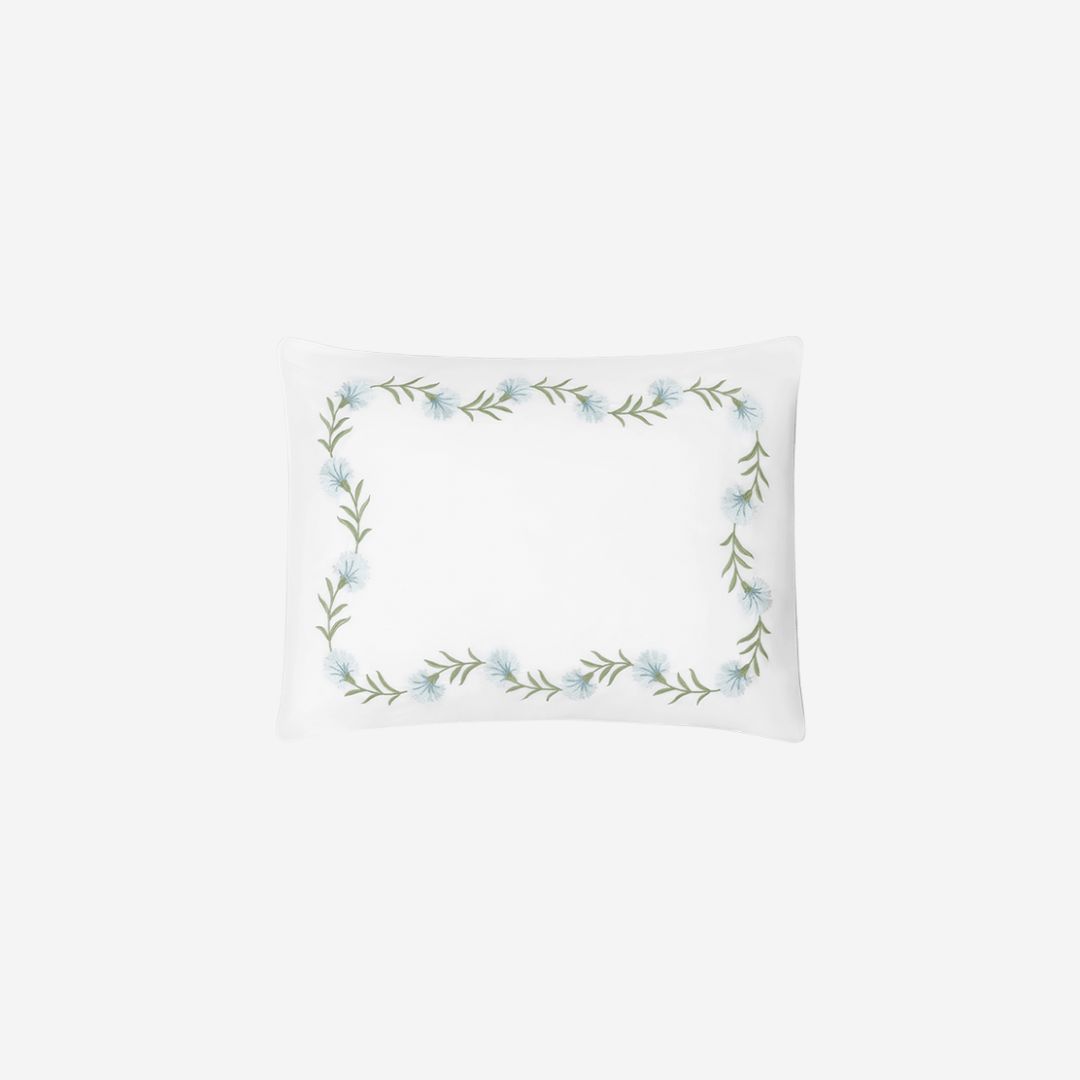 Matouk Daphne Three Mini Pillows, COLOR: Bluebell, PRODUCT: Sham—Boudoir