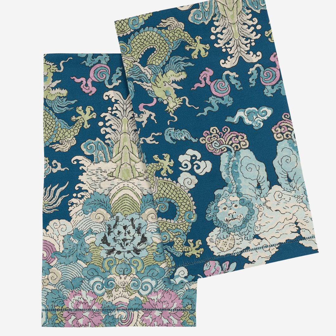 Matouk Magic Mountain Guest Towels, COLOR: Aquarius, PRODUCT: Set of 2 Guest Towels—20 x 26