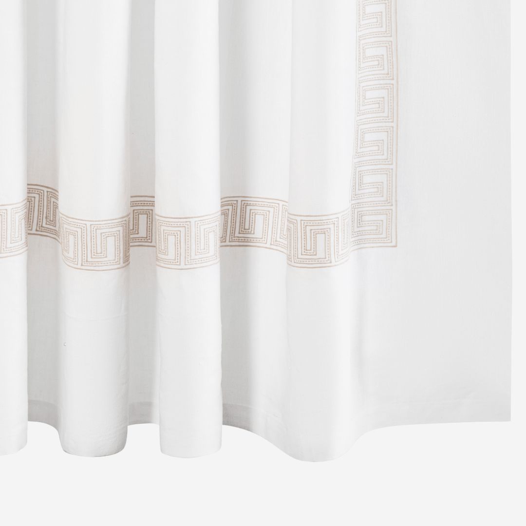 Matouk Ophelia Shower Curtain, COLOR: Dune