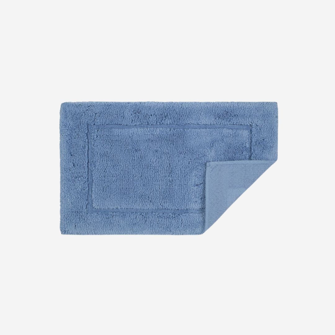 Matouk Milagro Bath Rug, COLOR: Azure, SIZE: Small—21 x 34