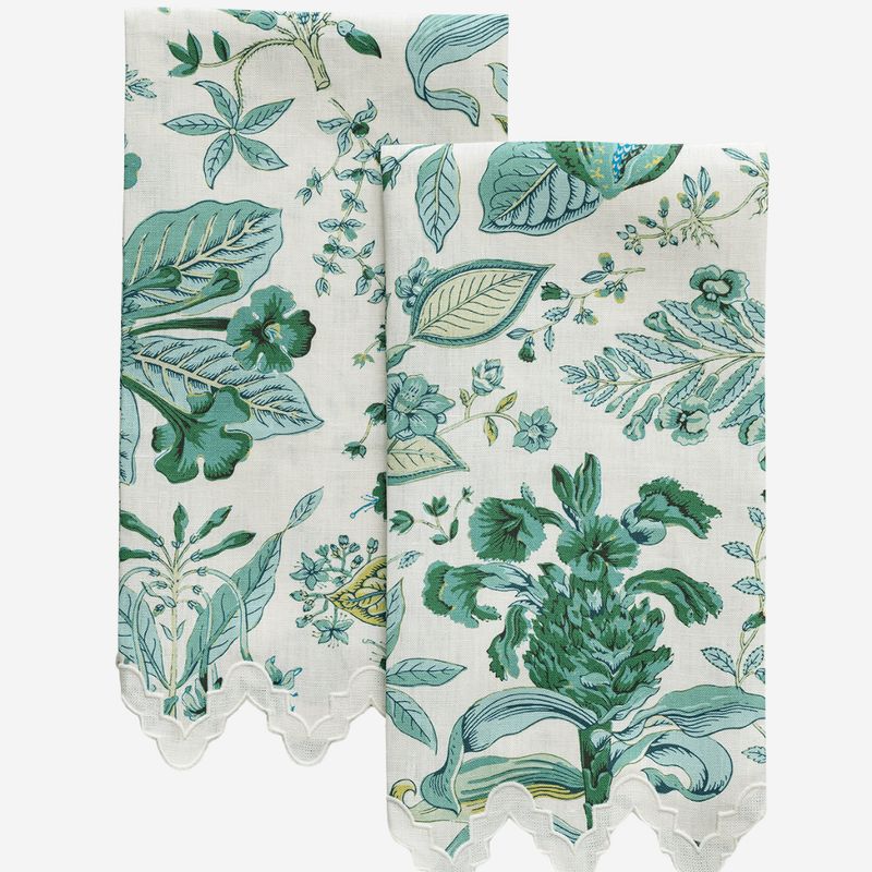 Matouk Pomegranate Linen Guest Towels
