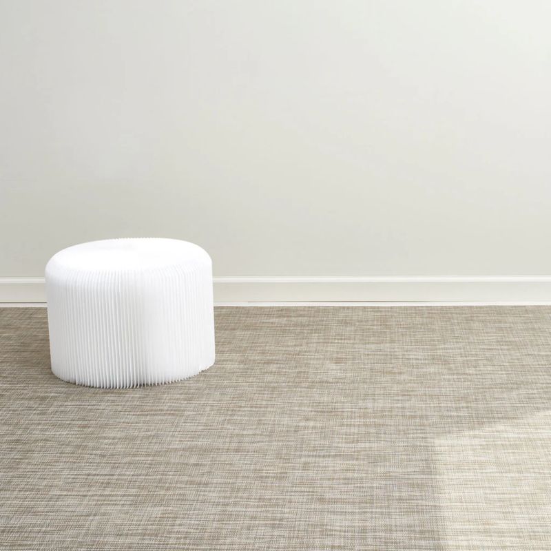 Chilewich Mini Basketweave Rug—Rectangle (Natural Hues)