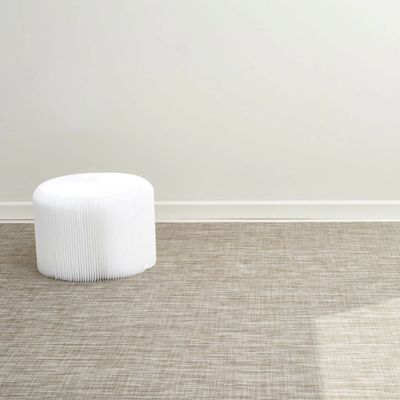 Chilewich Mini Basketweave Rug—Rectangle (Natural Hues)