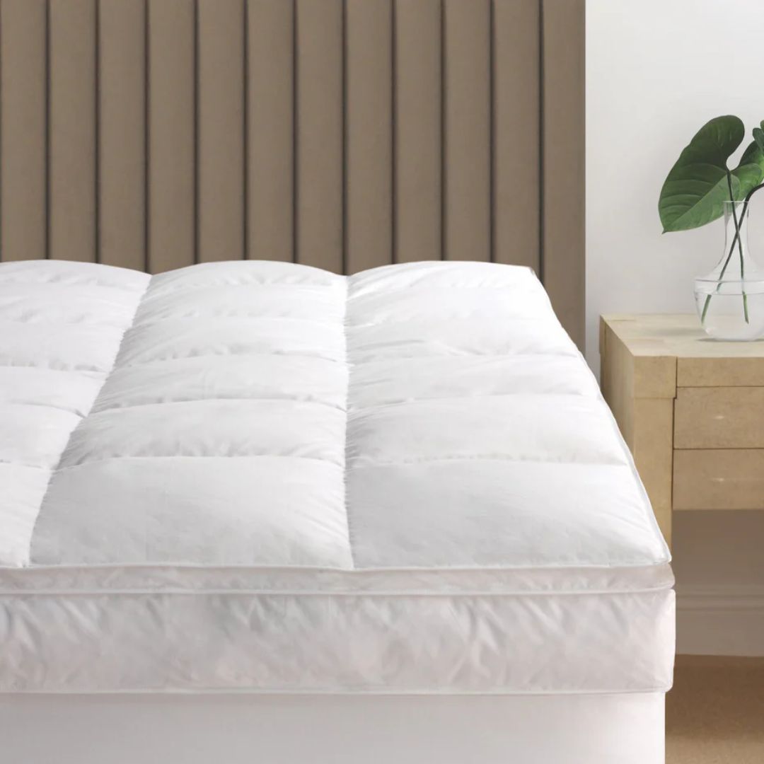 Scandia Down Pillowtop Featherbed, SIZE: California King