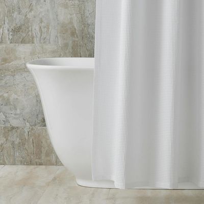 Matouk Belgian Waffle Shower Curtain Matouk Belgian Waffle Shower Curtain