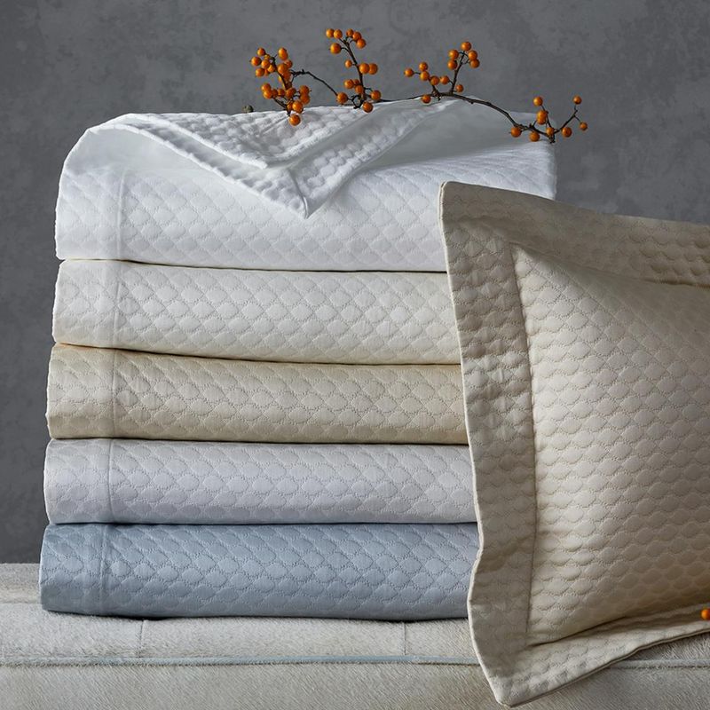Matouk Pearl Coverlet Bed Style
