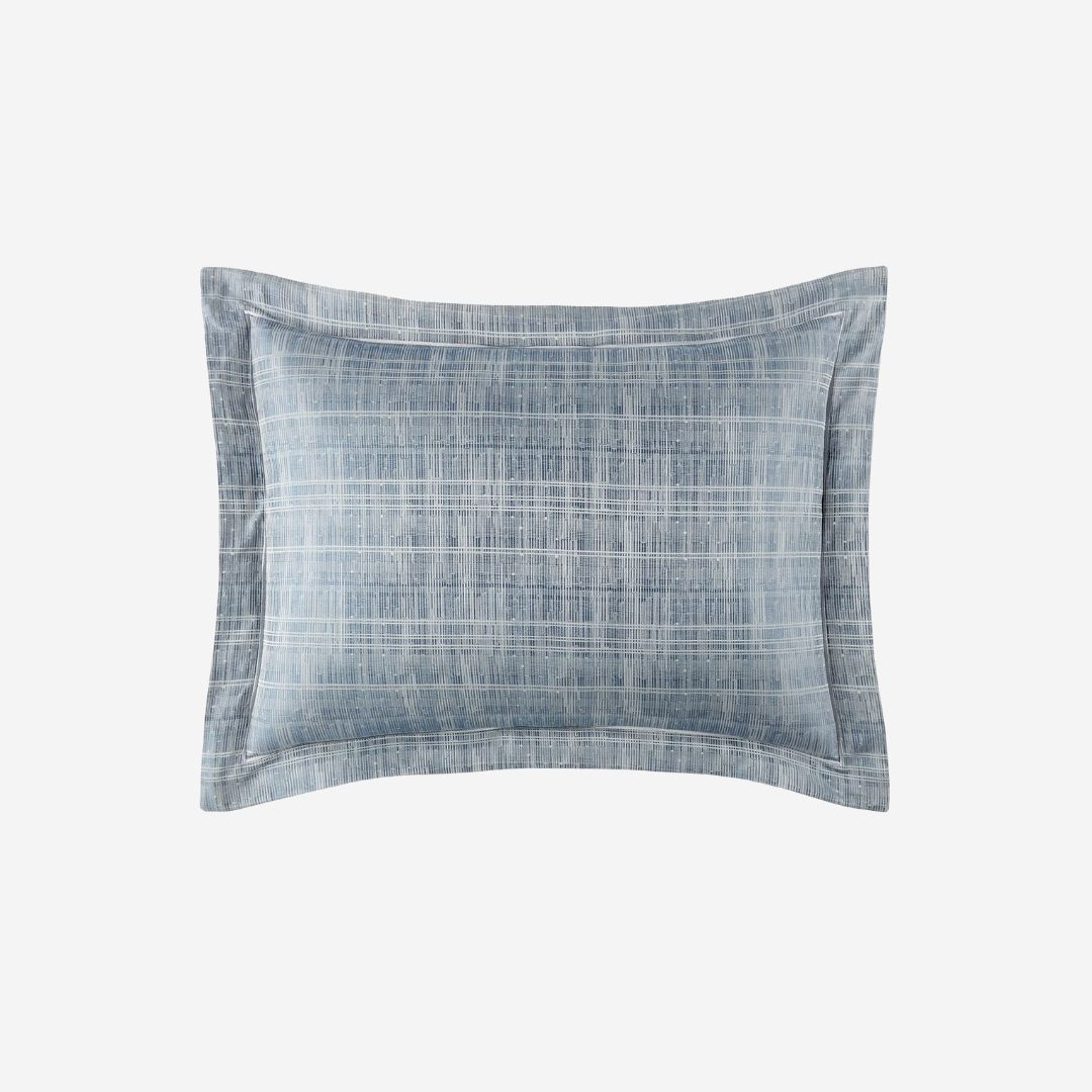 Peacock Alley Biagio Jacquard Decorative Pillow, COLOR: Azure, SIZE: Grand Euro